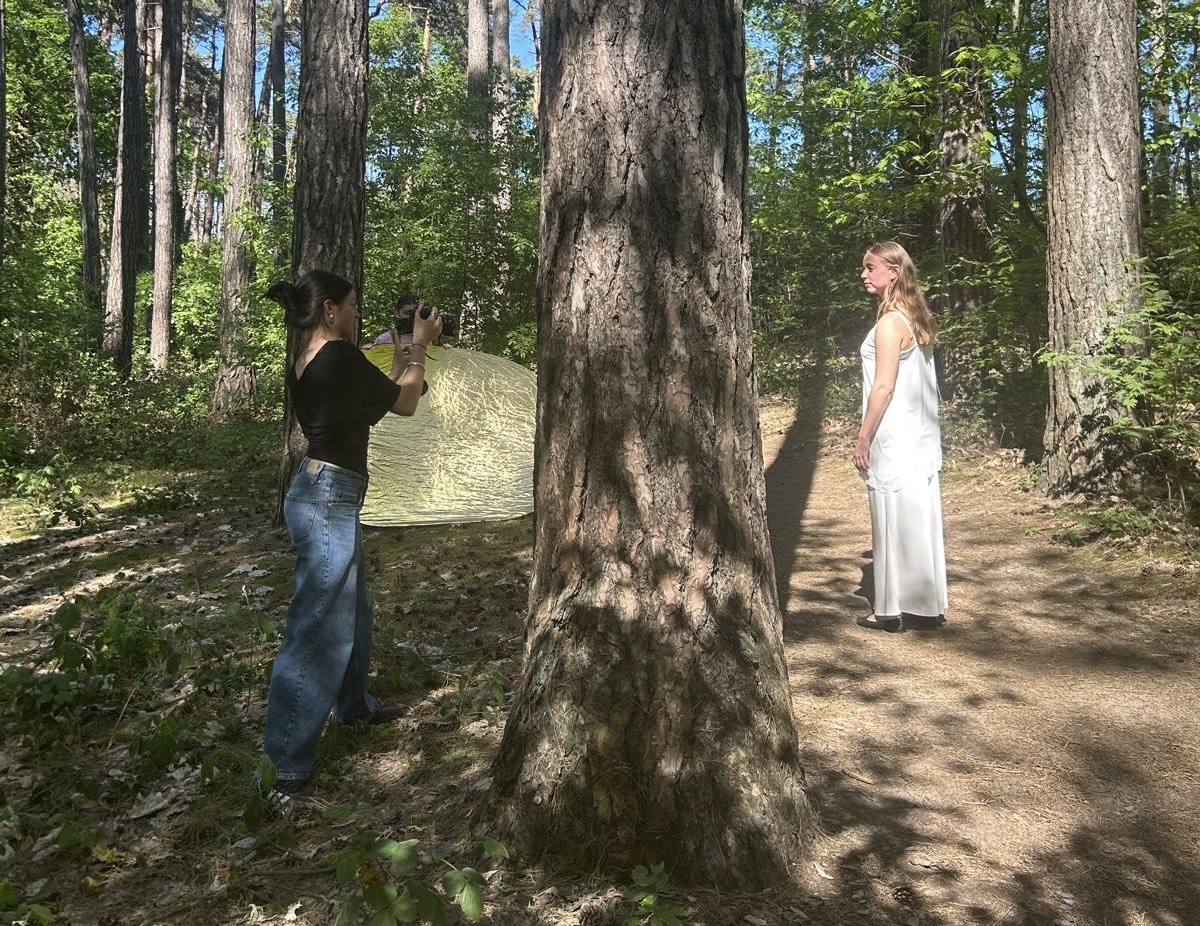 Me on the set of a shoot